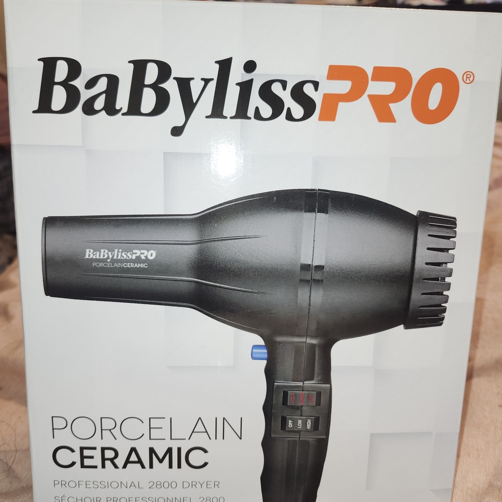 BaBylissPRO Black Porcelain Ceramic Dryer